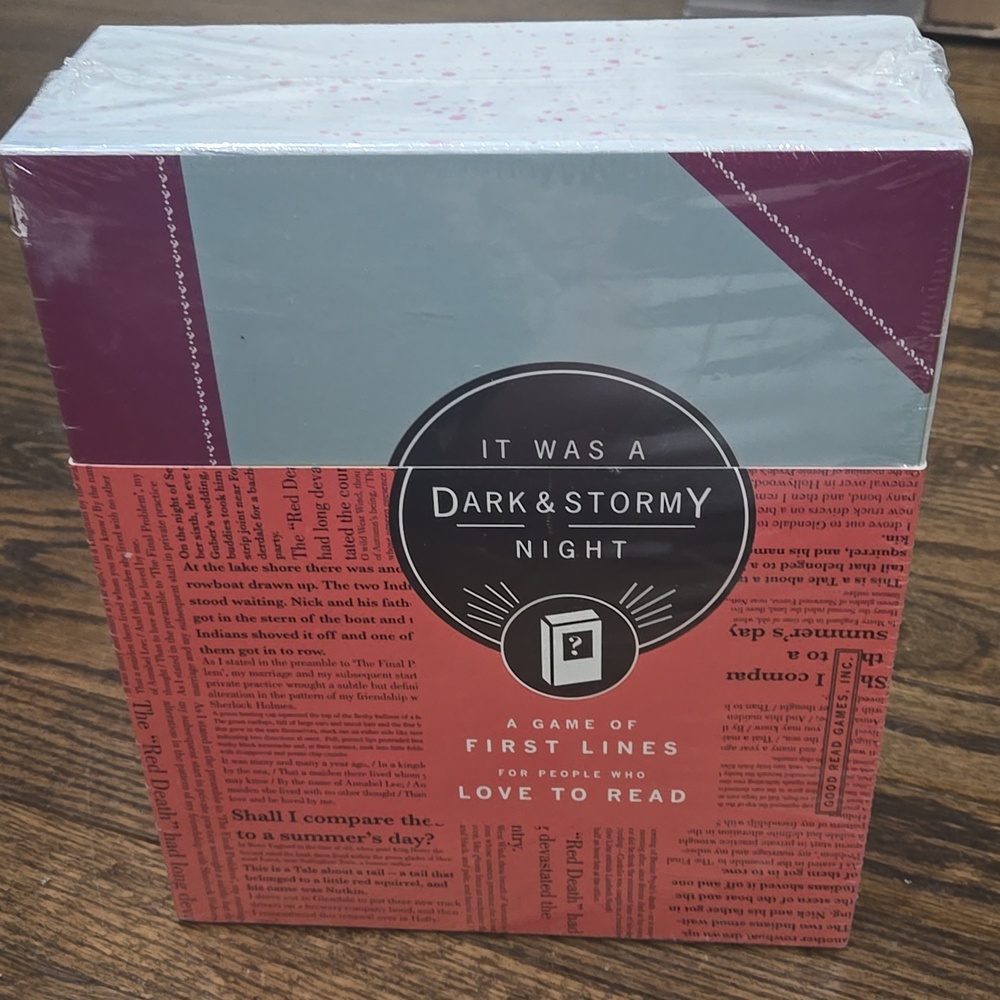 It Was a Dark and Stormy Night Literature Board Game NEW